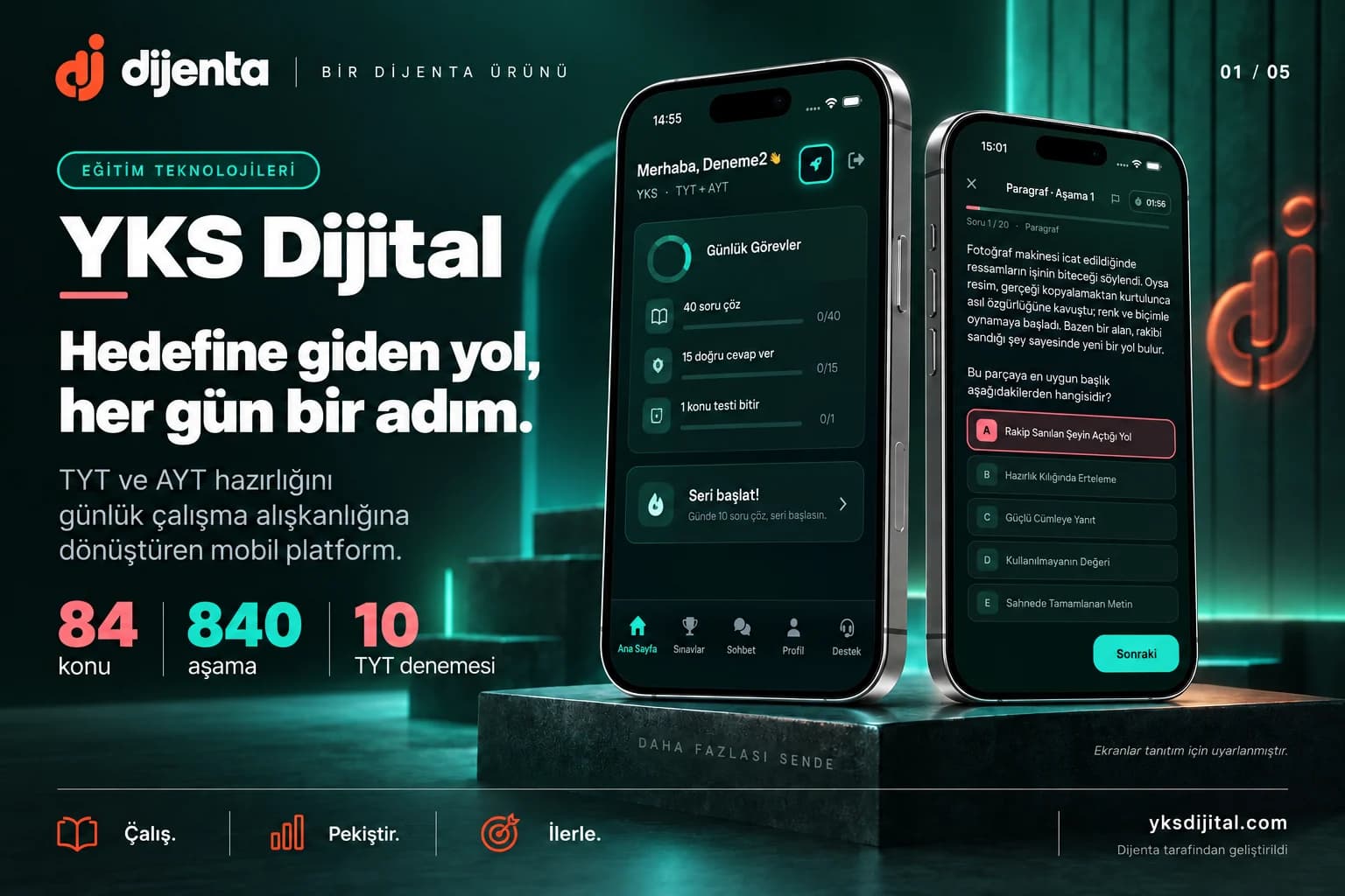 YKS Dijital — Dijenta Eğitim